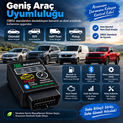 Bluetooth Araç Diagnostik Cihazı